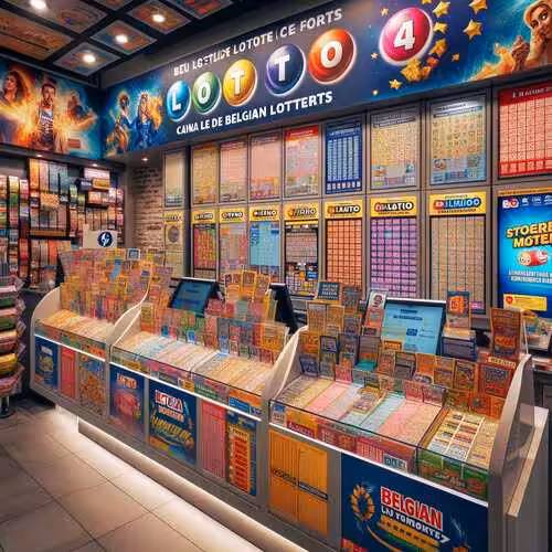 Verkoop kios euromillions in vlaanderen