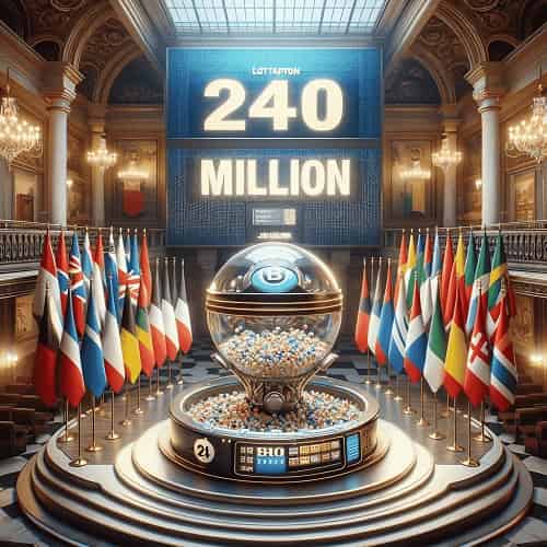 240 miljoen jackpot euromillions